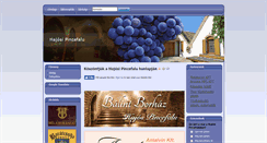 Desktop Screenshot of hajosipincefalu.hu